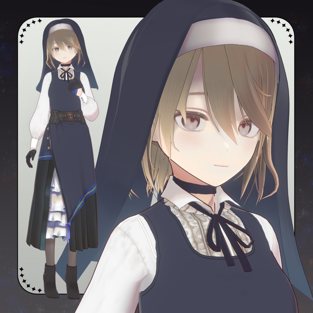 【衣装無料】vroid形式アバター【VRoid】