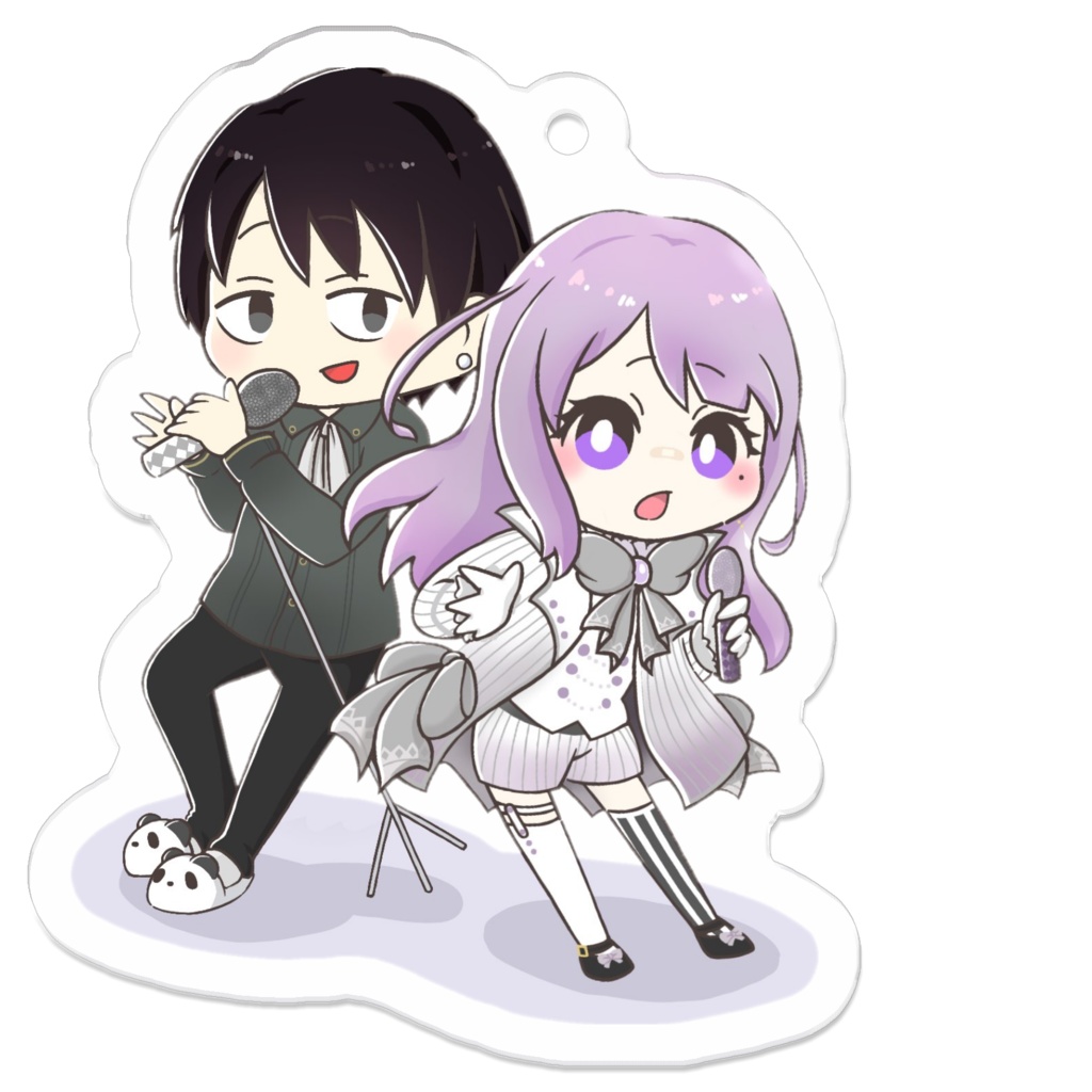 べにまる&お紅アクキー