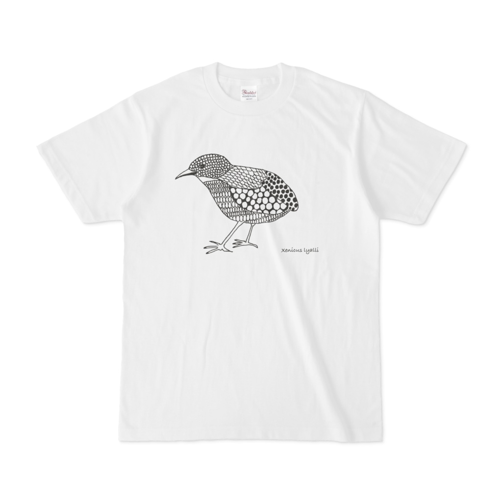 絶滅動物Tシャツ　Xenicus lyalli 