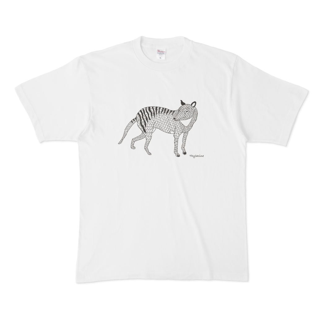 絶滅動物Tシャツ Thylacine