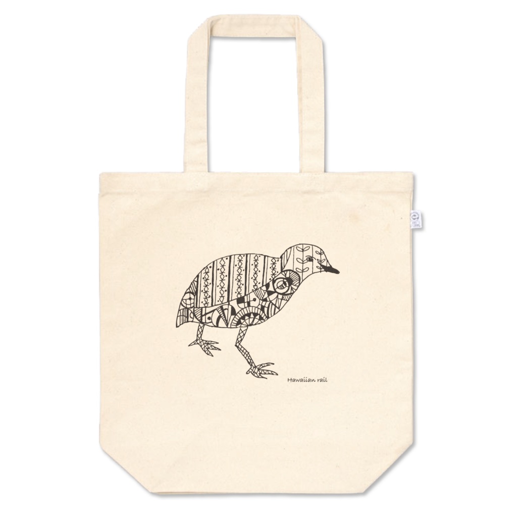 絶滅動物トートバッグ　Hawaiian rail