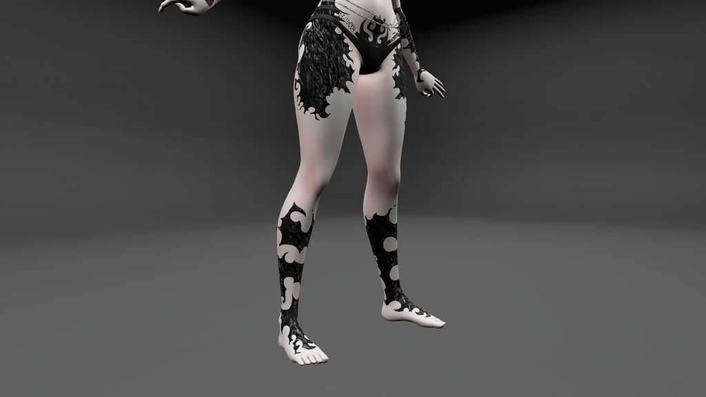 Dragon Selestia Body&Face Tattoo