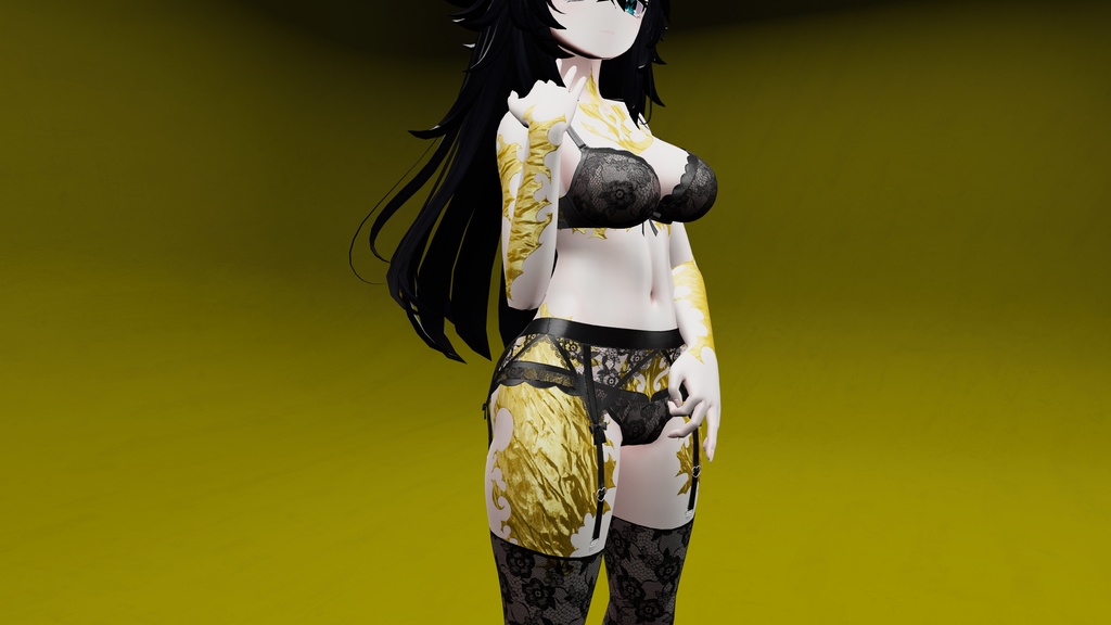 Dragon Selestia Body&Face Tattoo