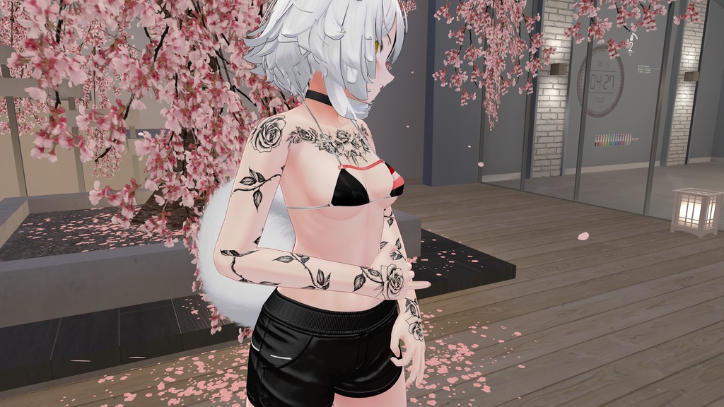 Velle「ピンク」テクスチャードボディスーツ | Velle Body texture "Rose"