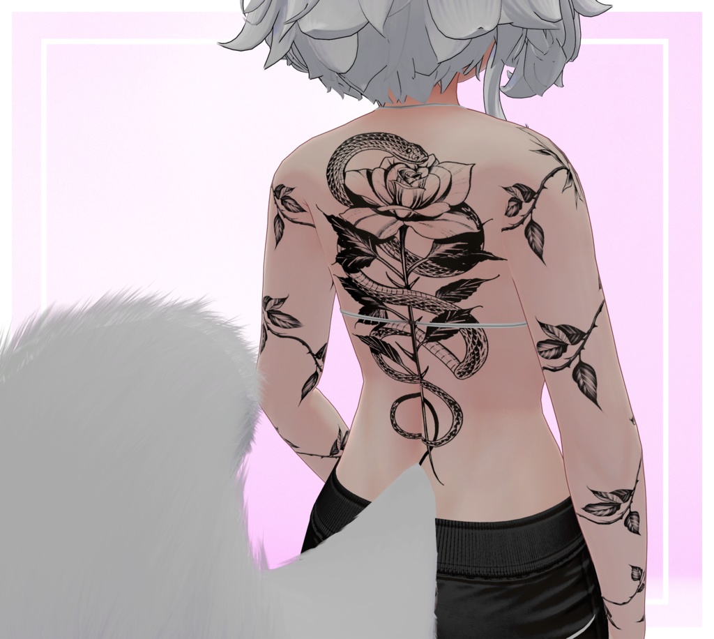 Velle「ピンク」テクスチャードボディスーツ | Velle Body texture "Rose"