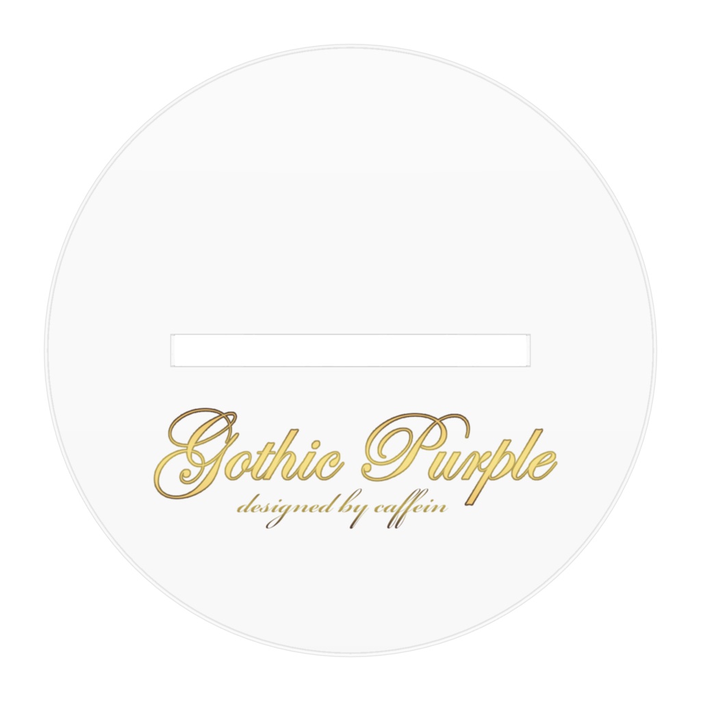 本音デル ゴシックパープル アクリルフィギュア