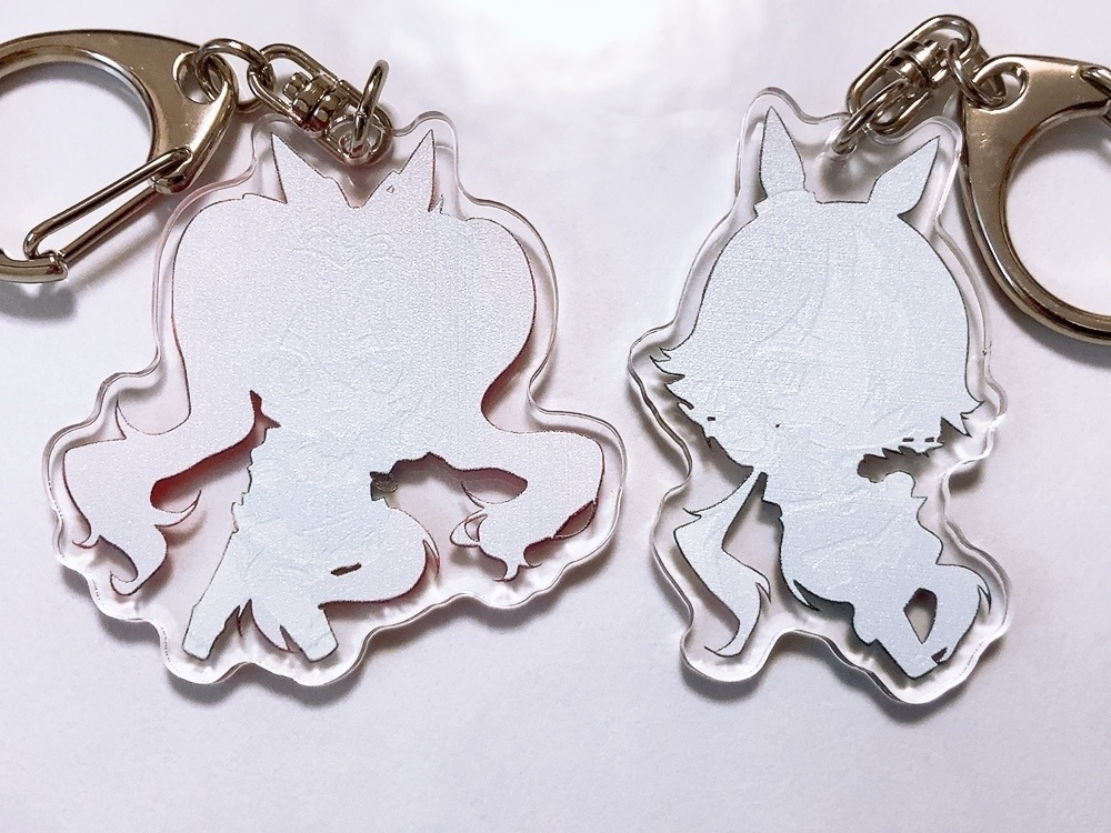 ウマ娘 アクリルキーホルダー ウオッカ&ダイワスカーレット