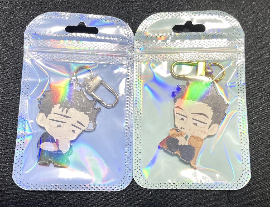 両面アクリルキーホルダー(フチなし)