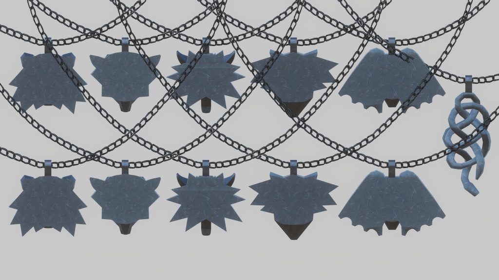Witcher School Medallions (Unity/VRChat)