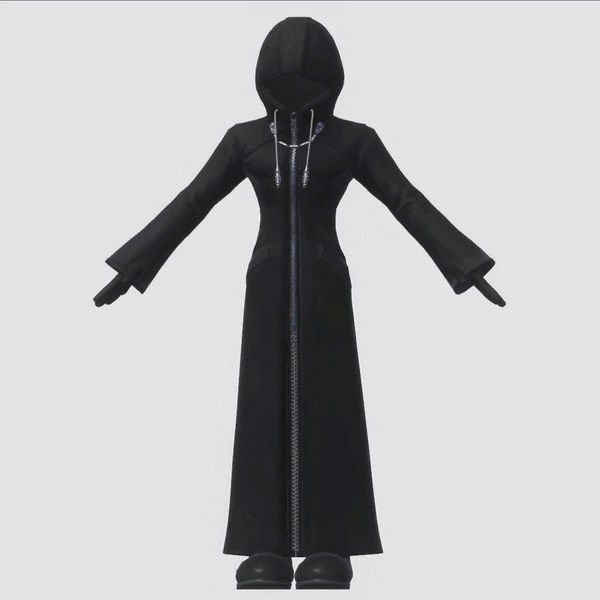 Kingdom Hearts Organization XIII Coat (Unity/VRChat)