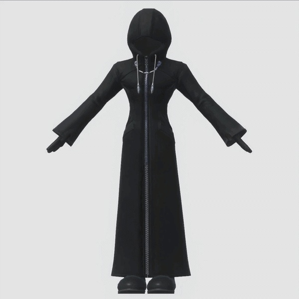 Kingdom Hearts Organization XIII Coat (Unity/VRChat)