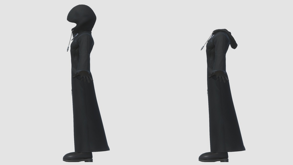 Kingdom Hearts Organization XIII Coat (Unity/VRChat)