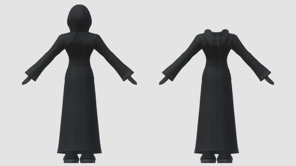 Kingdom Hearts Organization XIII Coat (Unity/VRChat)