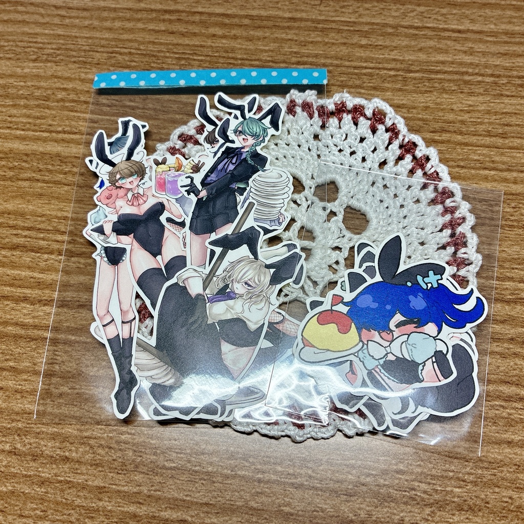 第一弾バニー立ち絵シールセット