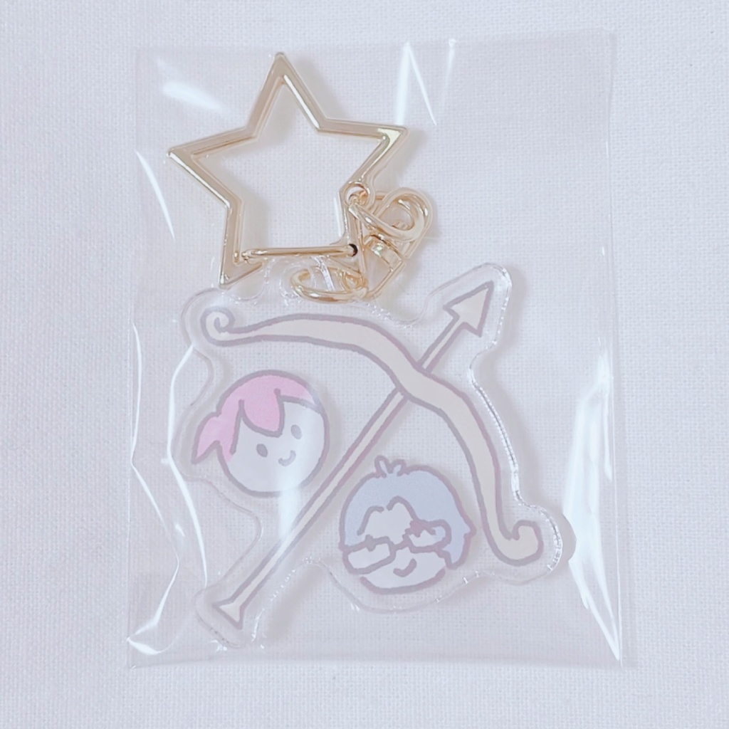 さち&もき12星座アクリルキーホルダー