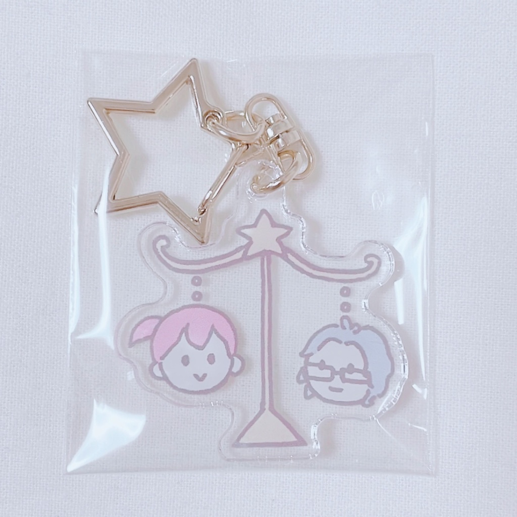 さち&もき12星座アクリルキーホルダー