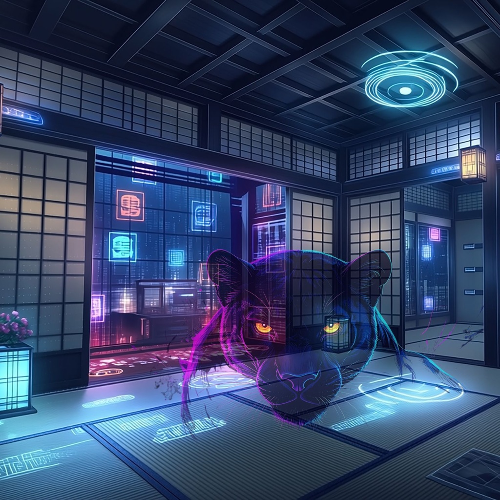 和サイバー配信背景素材|VTuber・配信者向け お試しセット Part4