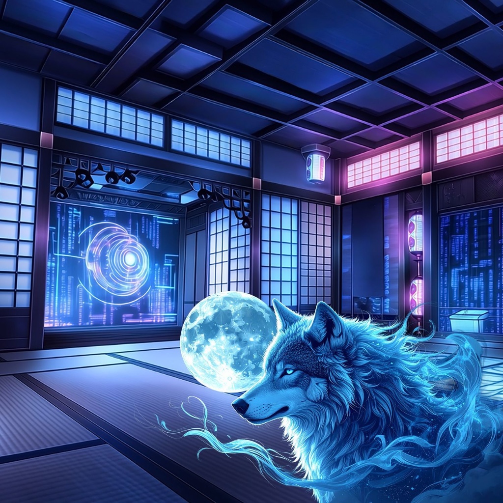 和サイバー配信背景素材|VTuber・配信者向け お試しセット Part5