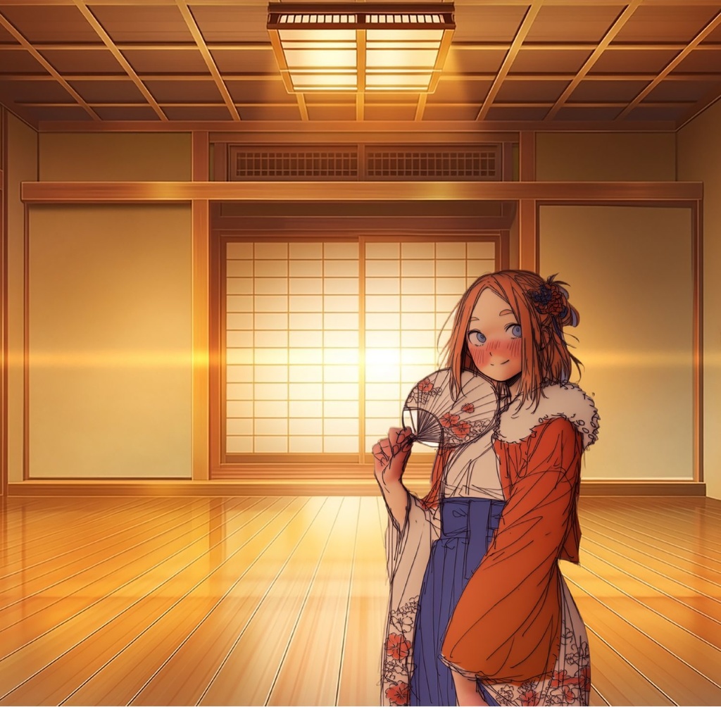 VTuber雑談・待機画面用 背景素材(和モダン)10枚セット