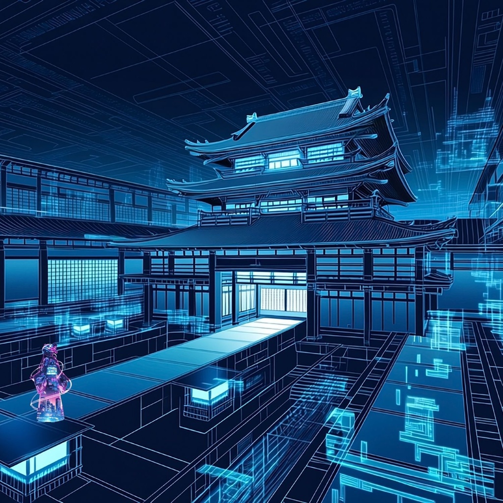 和風SF・AI世界観 背景素材集 10枚セット