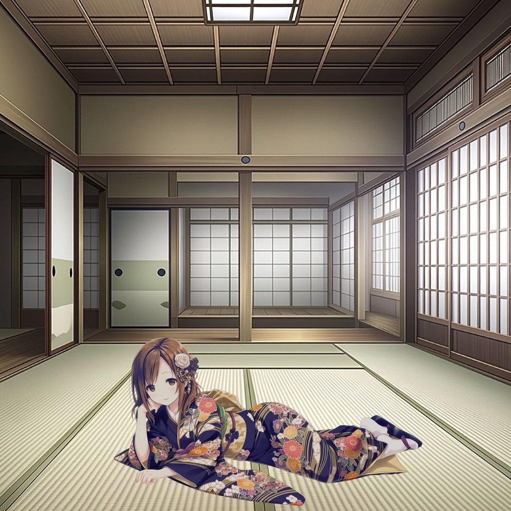 和サイバー配信背景(室内)素材集 10枚セット