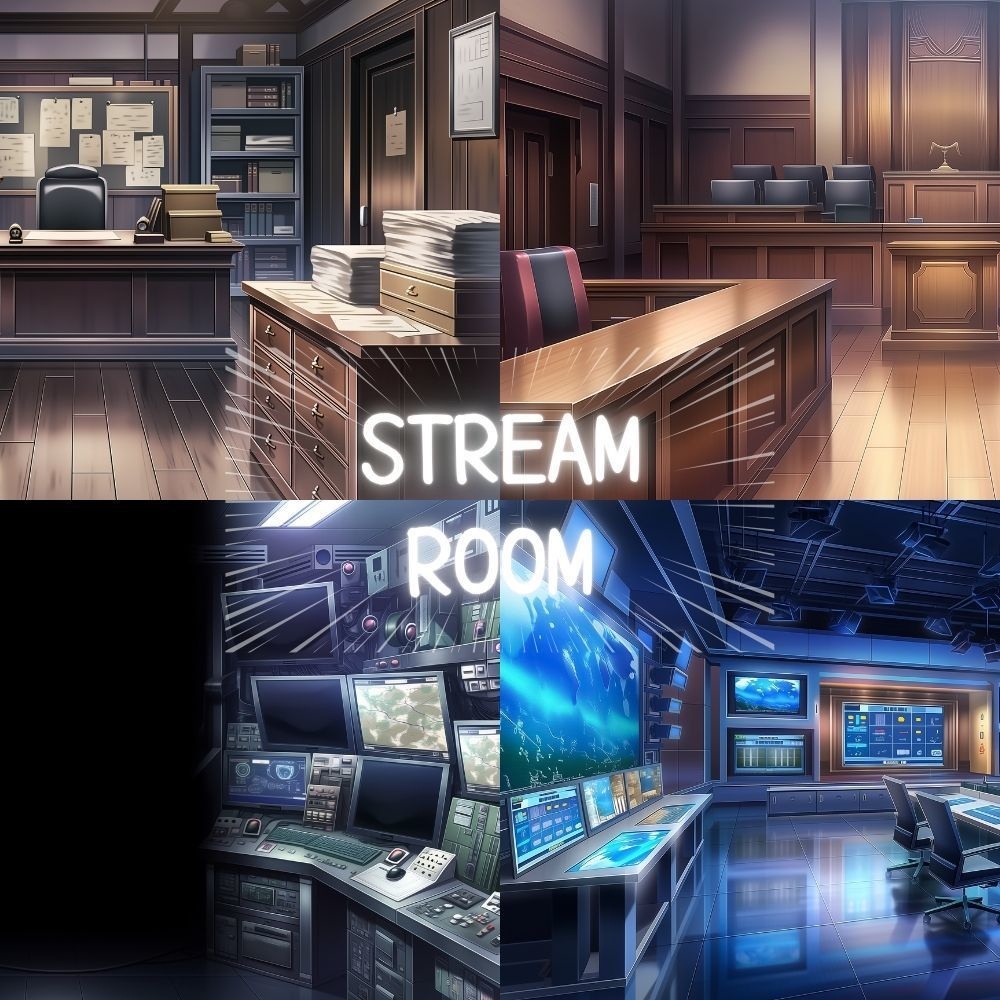 VTuber縦型配信背景コレクション Vol.2 / 10 Backgrounds Pack