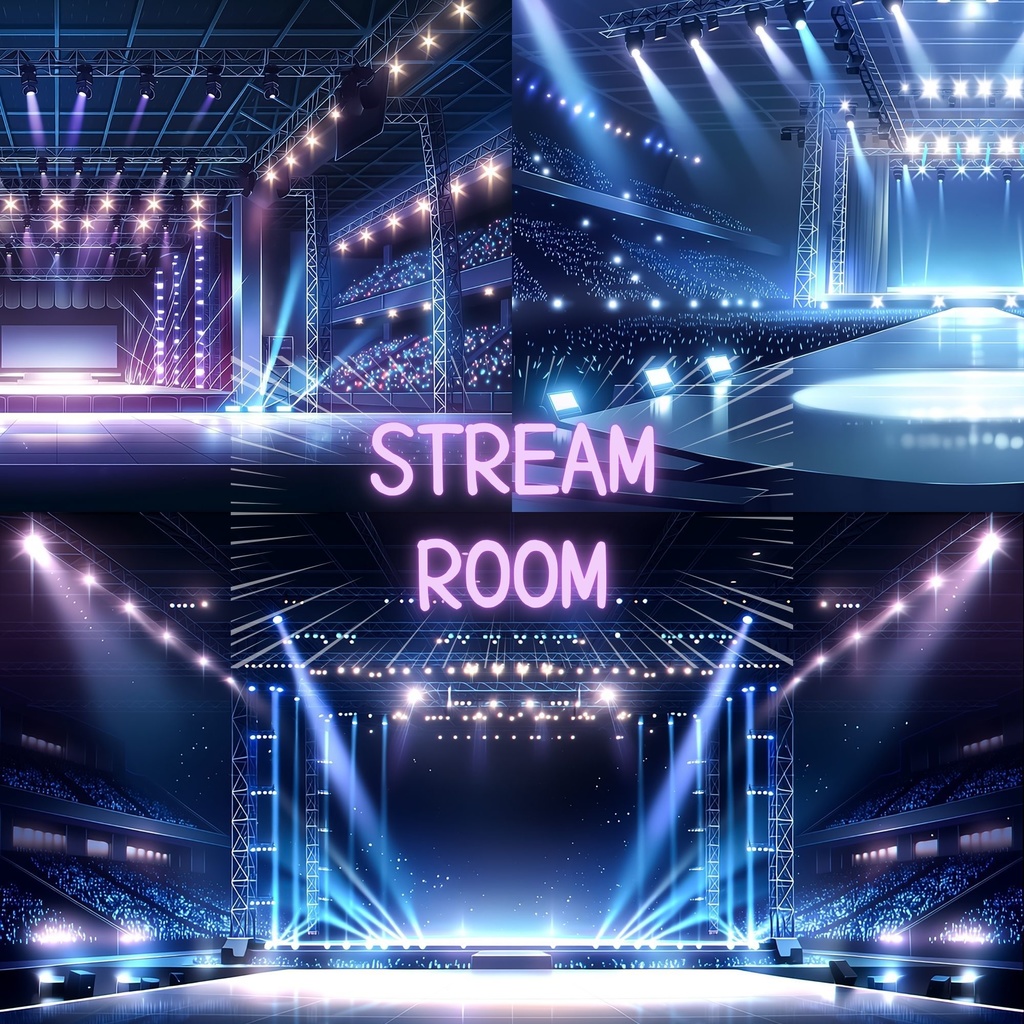 VTuber配信背景|ライブステージ|歌枠・記念配信背景 Vol.3