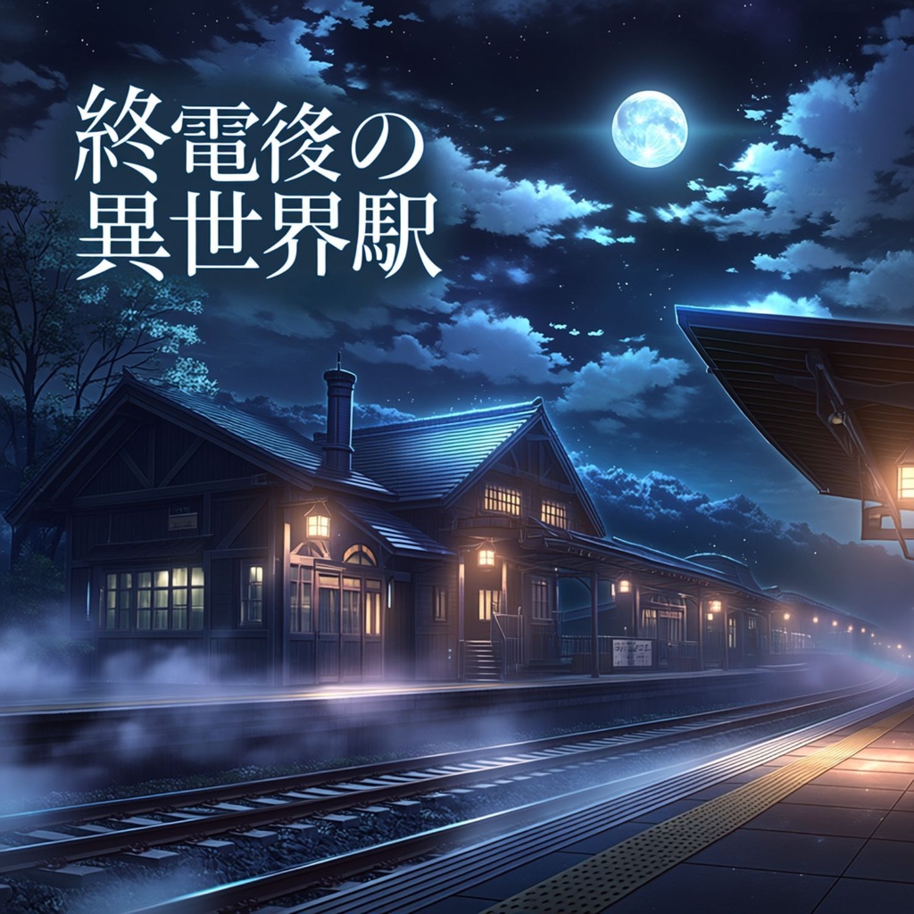 【動く背景】終電後の異世界駅「月待駅」|VTuber・配信向けループ背景