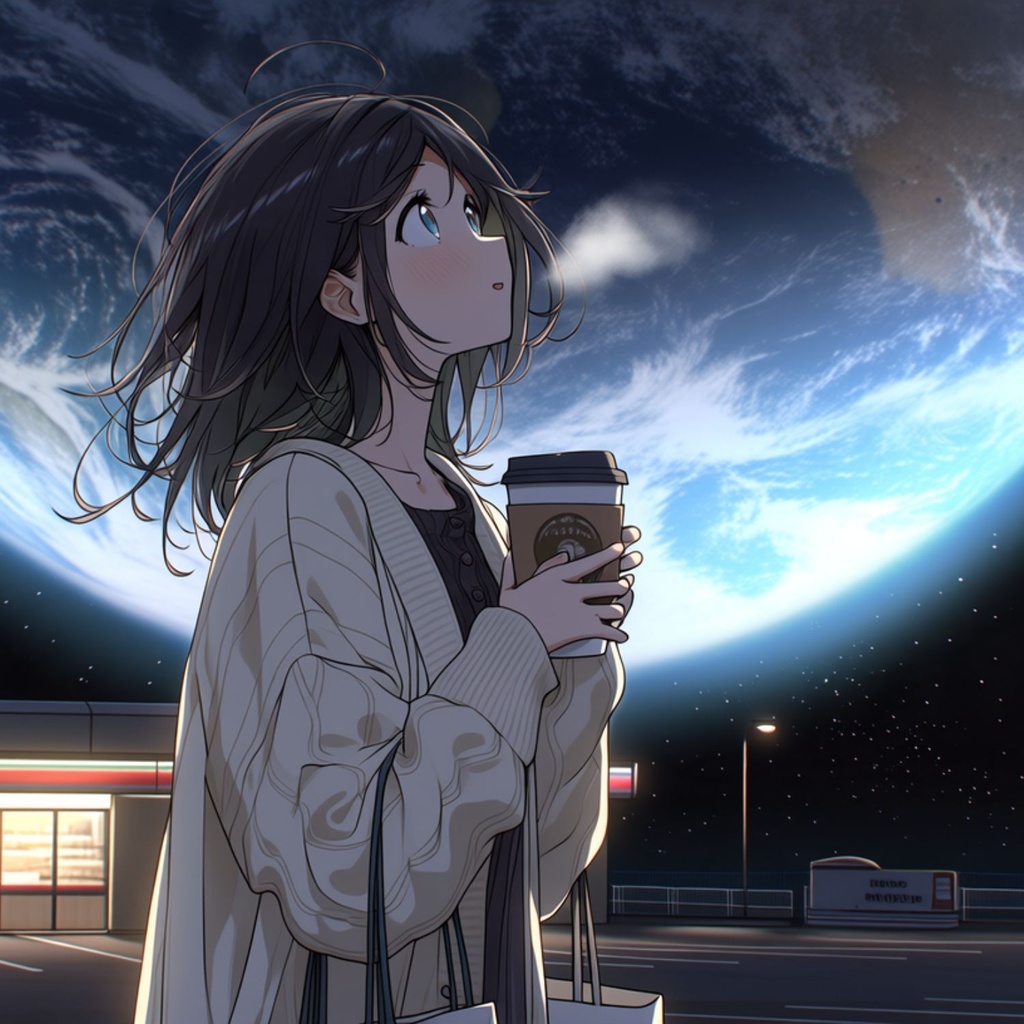 【動くフリー背景】月面コンビニ | MOON CONVENIENCE STORE 02:17AM | VTuber・配信向け背景&ループ動画