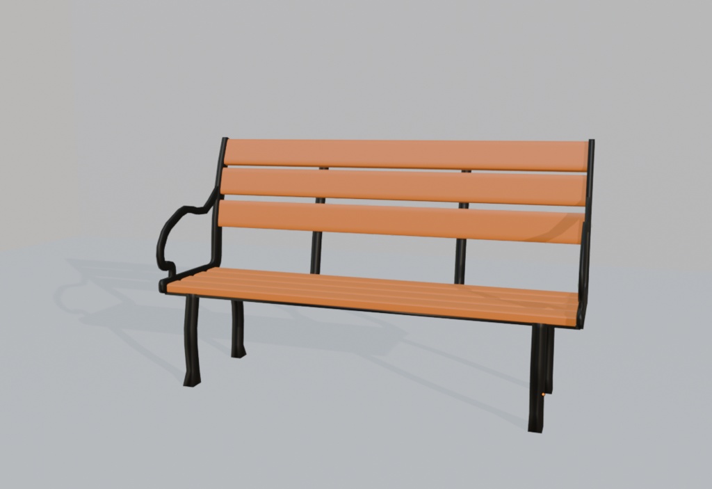 公園にありそうなベンチ