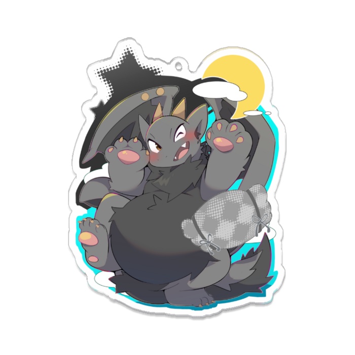 ホッケのアクリルキーホルダー