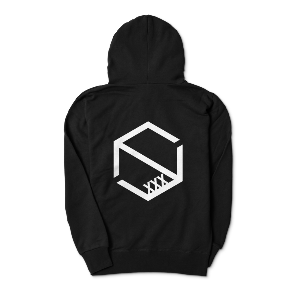 ロゴパーカーBLK