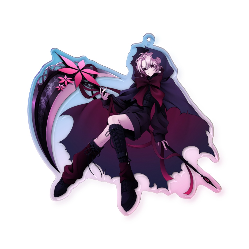 ハロウィンオーロラアクキー死神