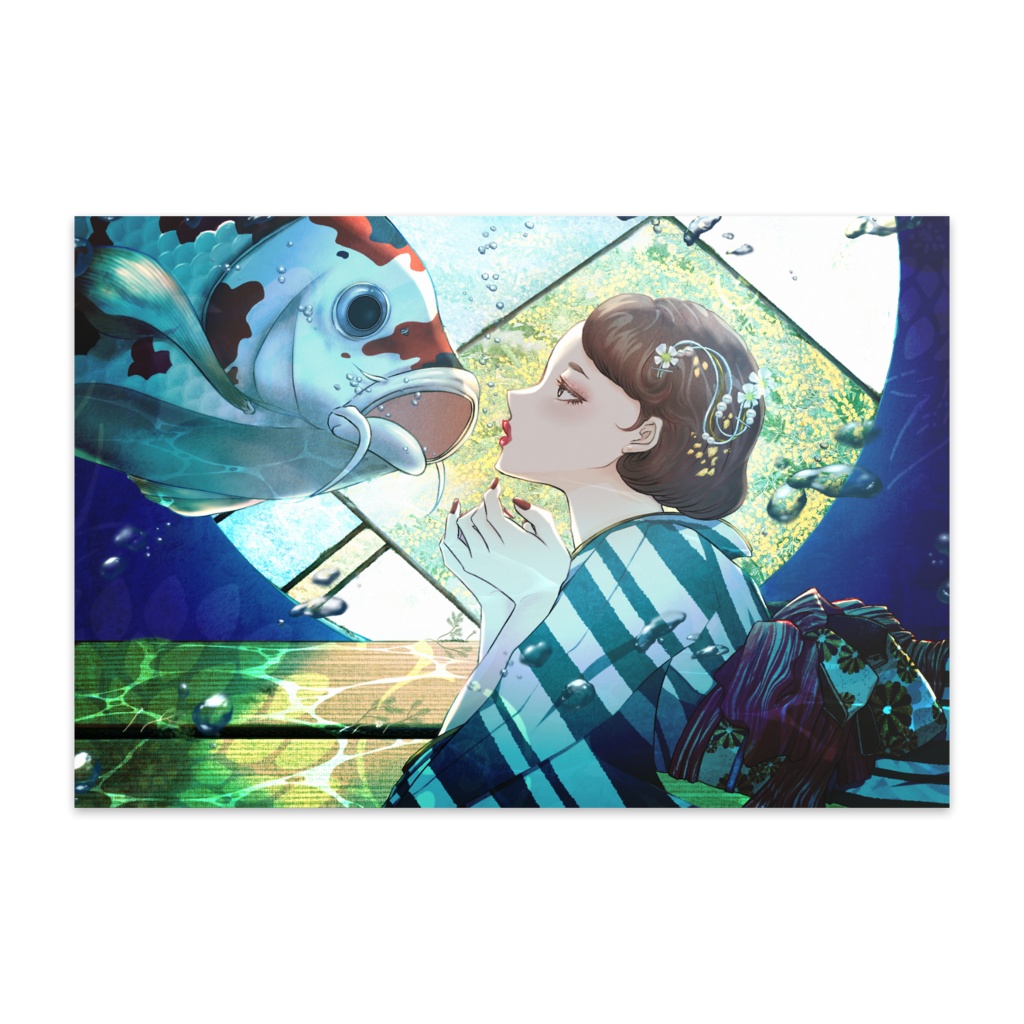 こいにこいするポストカード/postcard