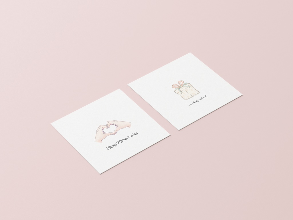 母の日 クリップアート 12点セット | 手書き風カーネーション・花などの素材 (背景透過PNG)