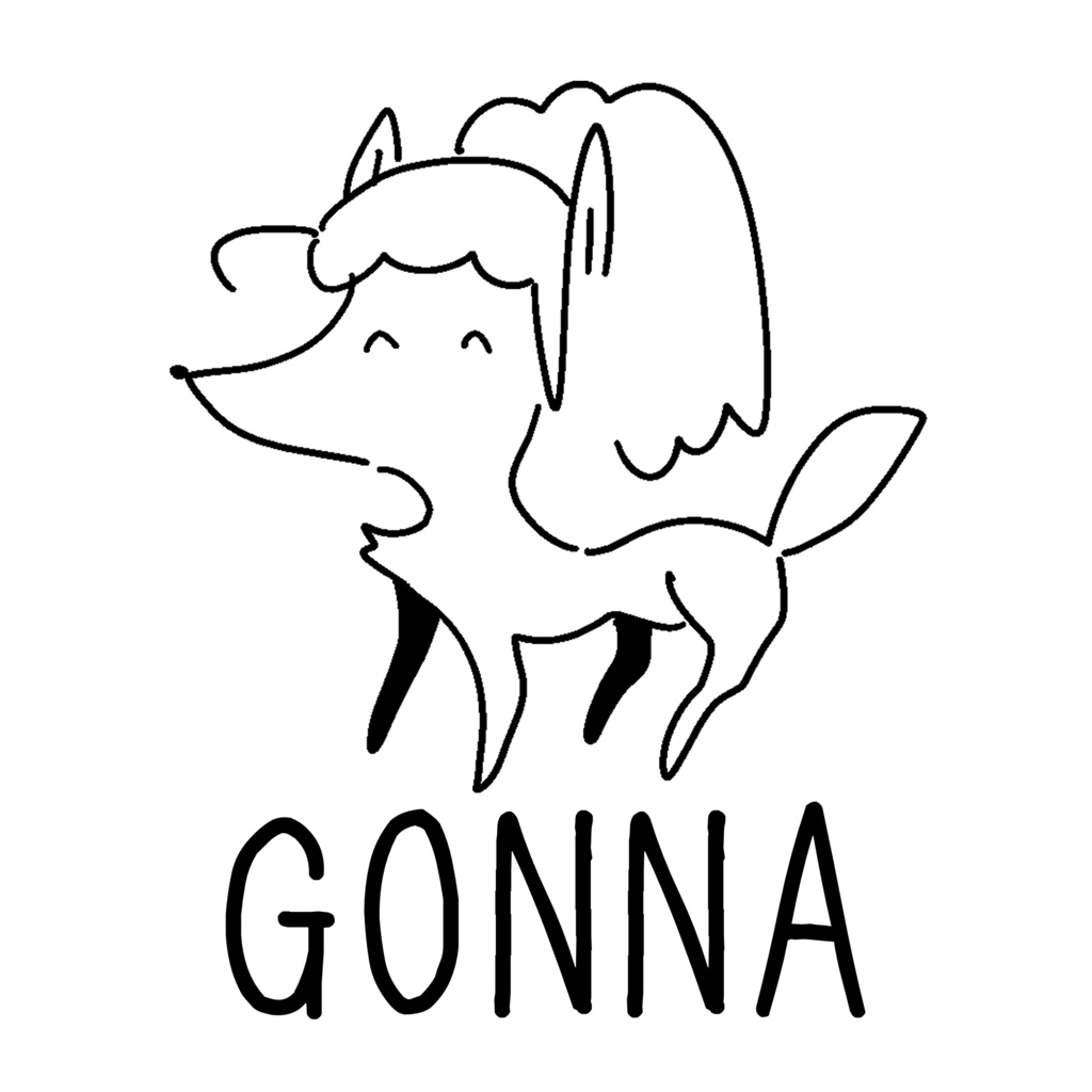 【Lサイズ・Sサイズ】ゴンナさんトートバッグ