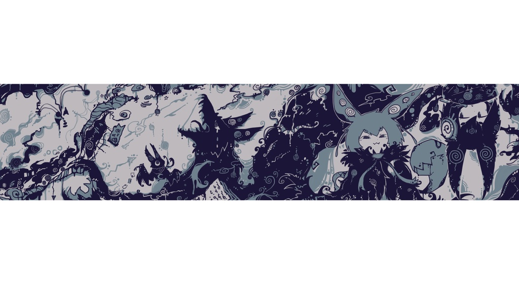 『月蝕こうもりうた』マフラータオルA