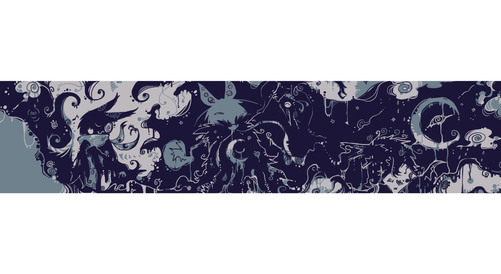 『月蝕こうもりうた』マフラータオルB