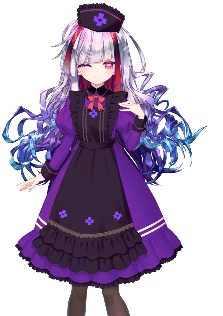 【フリー素材】ナースさんになれる!ふりふりナースワンピース【VTuber Assets】