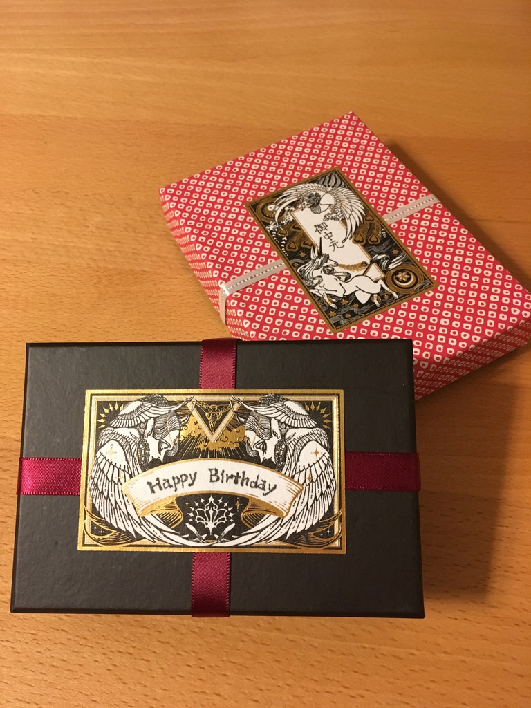 箔押し活版ラベル