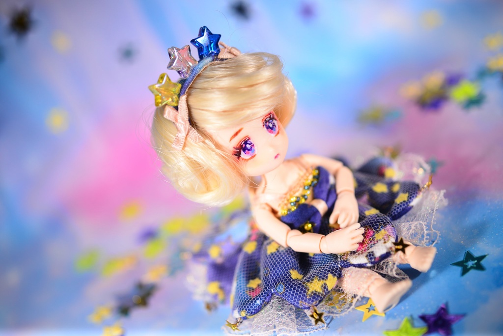 オビツ11 カスタムヘッド アイペイント(ウィッグセット)