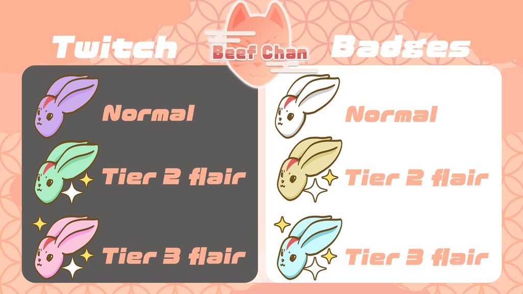 FFXIV Pastel Carbuncle Twitch Badges