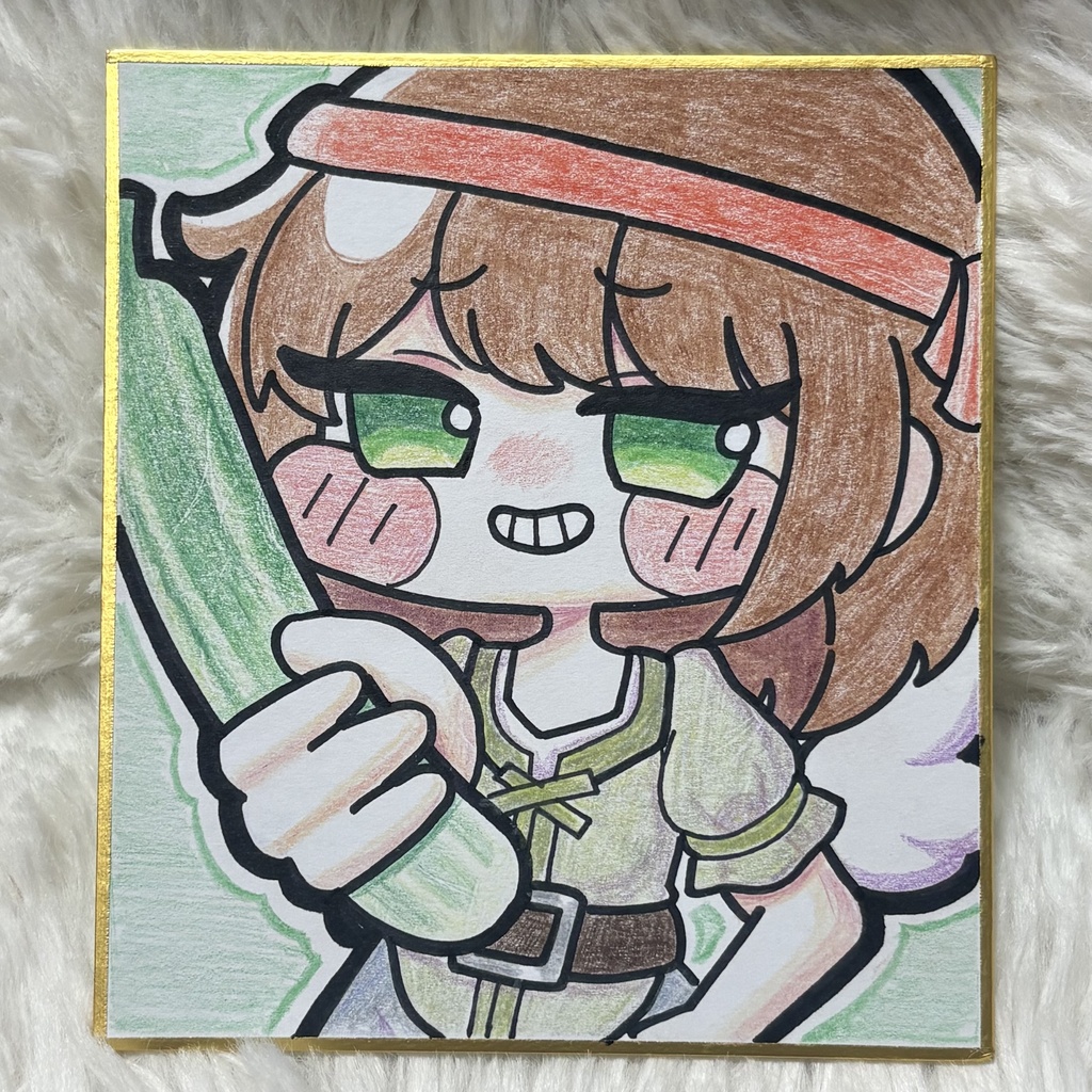 キュウイ 色紙