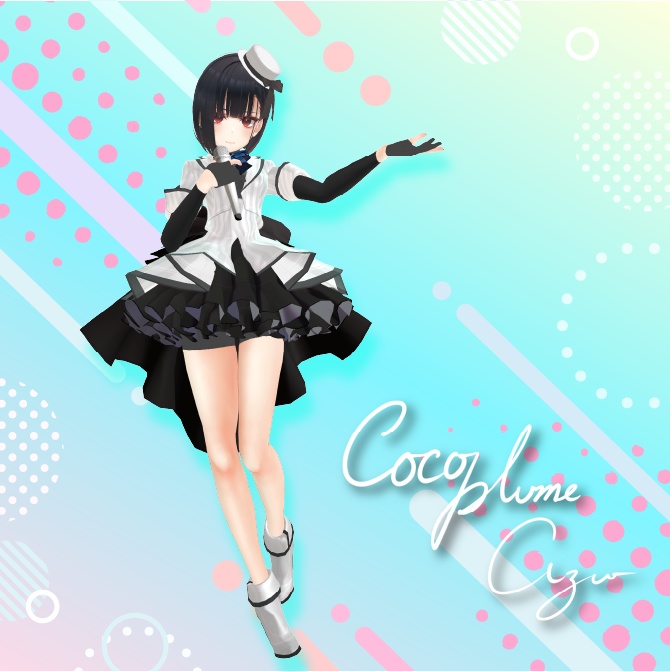 【華夜ちゃん用 衣装】CocoPlume_Azur