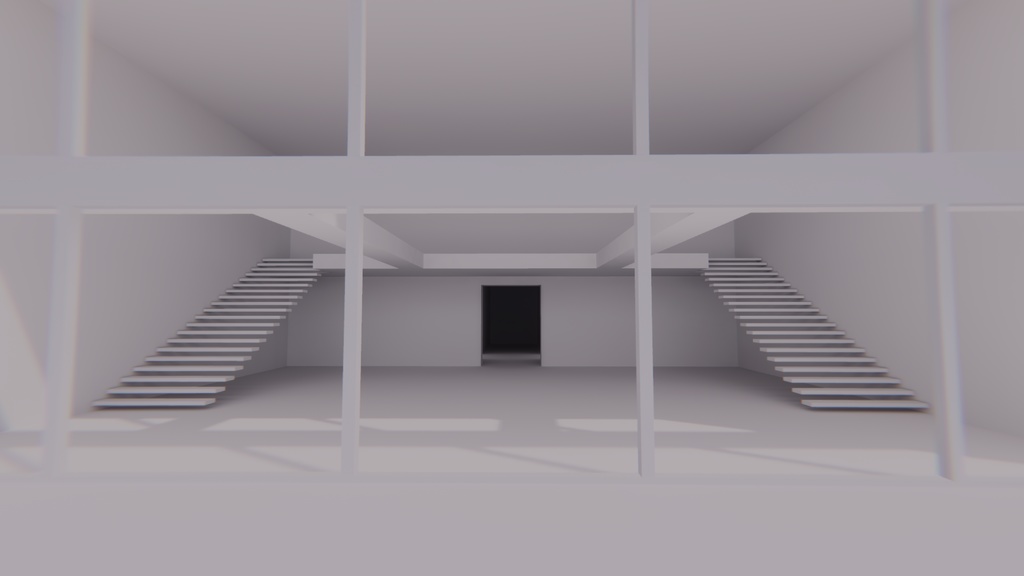 【VRChat想定】white.1【標準ベイク/Bakery両対応】