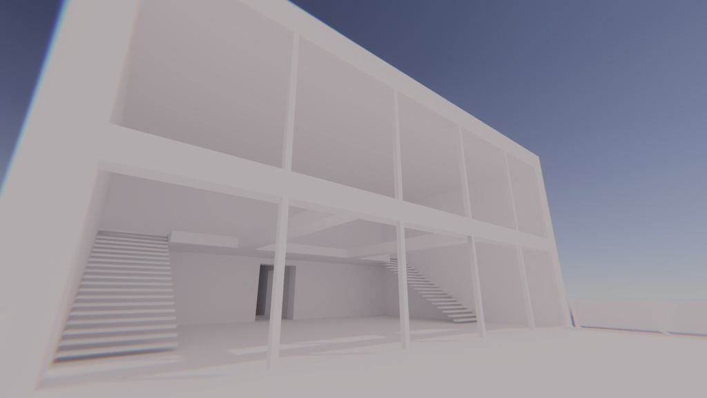 【VRChat想定】white.1【標準ベイク/Bakery両対応】