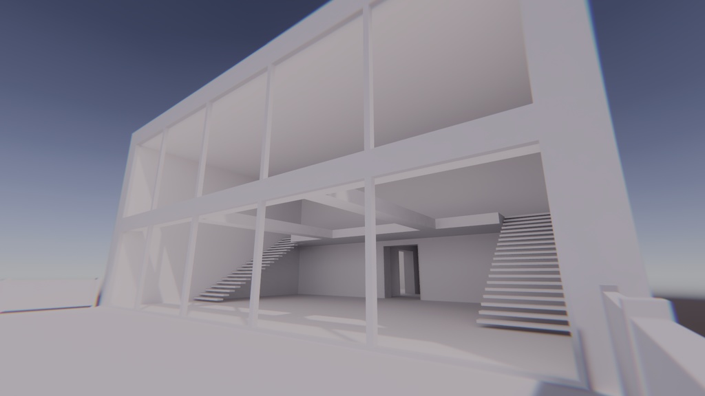 【VRChat想定】white.1【標準ベイク/Bakery両対応】