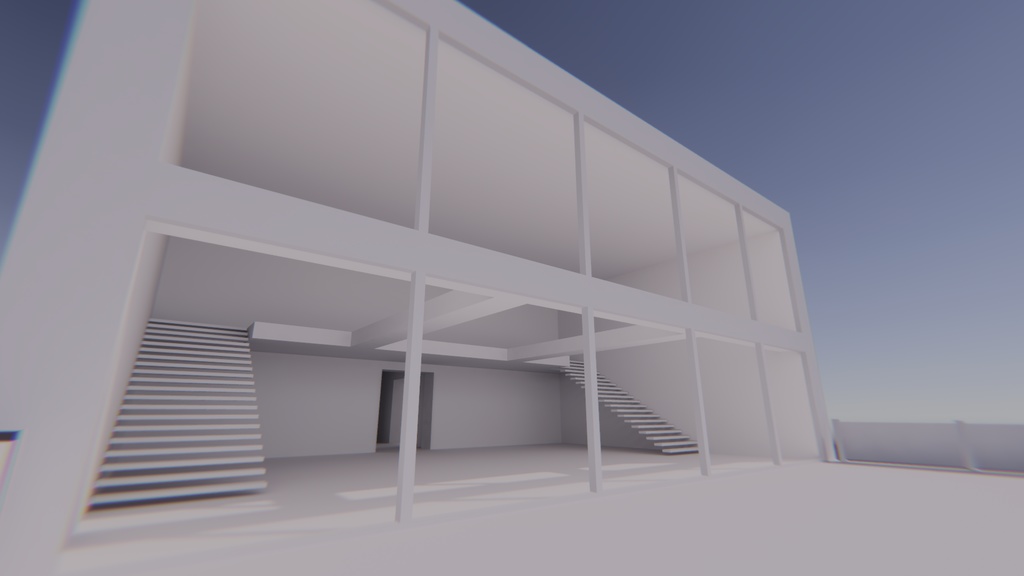 【VRChat想定】white.1【標準ベイク/Bakery両対応】