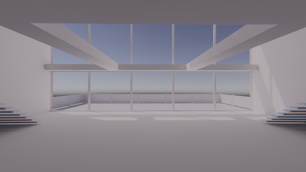 【VRChat想定】white.1【標準ベイク/Bakery両対応】