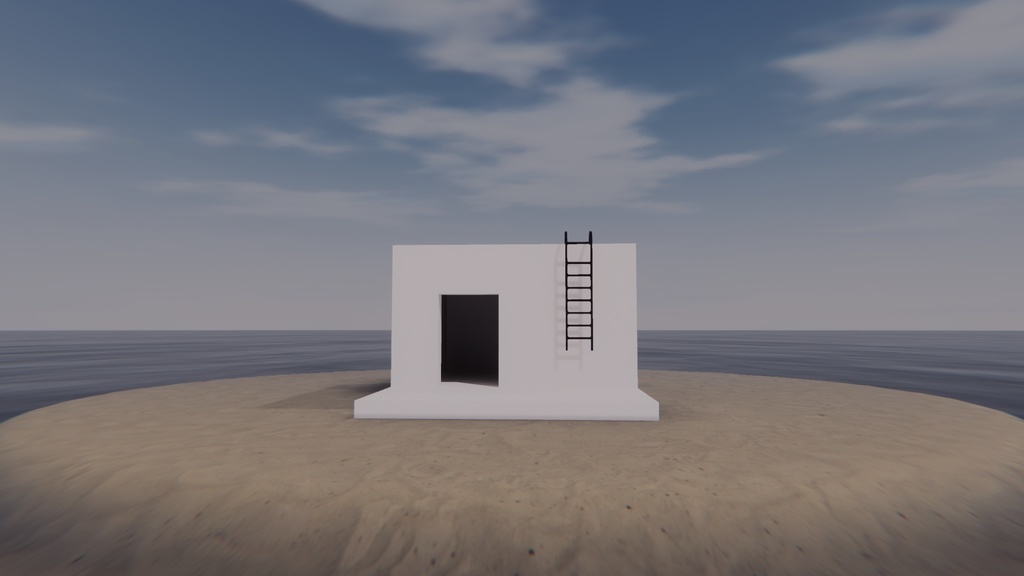 【VRChat想定】white.3【ワールドアセット】